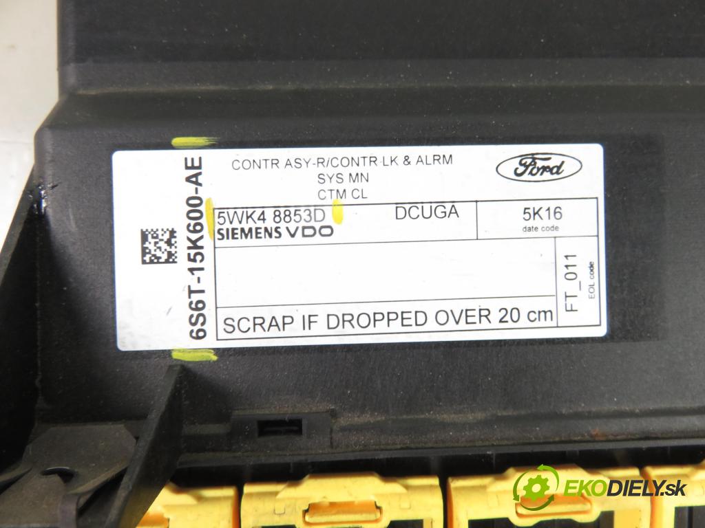 FORD FIESTA V (JH_, JD_) HB 2006 44,00 1.3 - BAJA 1299,00 MODUL BSI 6S6T15K600AE ; 5WK48853D