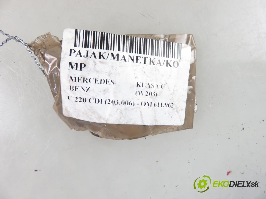 MERCEDES-BENZ KLASA C (W203) SEDAN 2000 105,00 C 220 CDI 143 - OM 611.962 2148,00 prepínač tempomatu 0025421918 ; 20354502247
