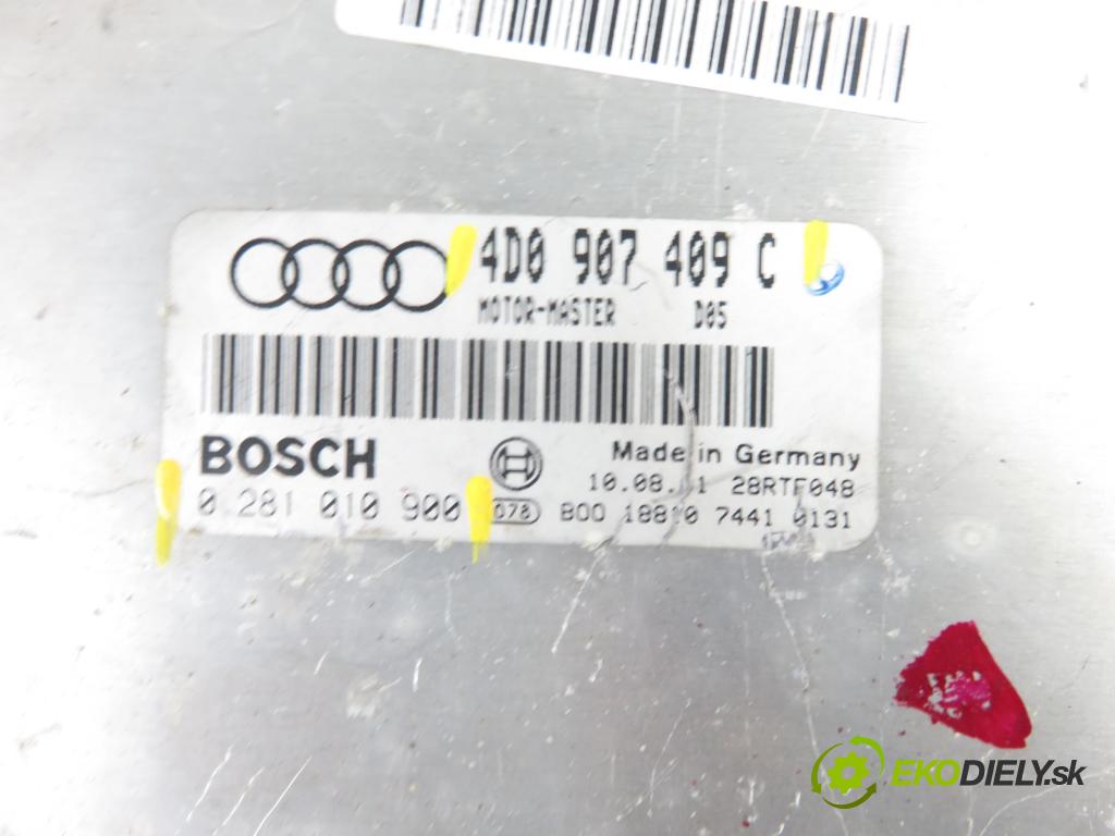 AUDI A8 D2 (4D2, 4D8) SEDAN 2001 165,00 3.3 TDI V8 224 quattro - AKF 3328,00 Riadiaca jednotka Motor 4D0907409C ; 0281010900