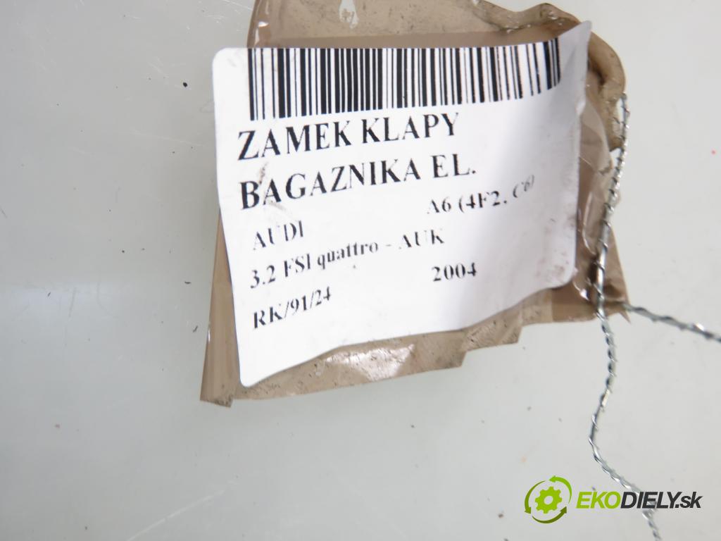 AUDI A6 (4F2, C6) SEDAN 2004 188,00 3.2 FSI quattro - AUK 3123,00 zámok dveří kufr EL. 4F5827505D