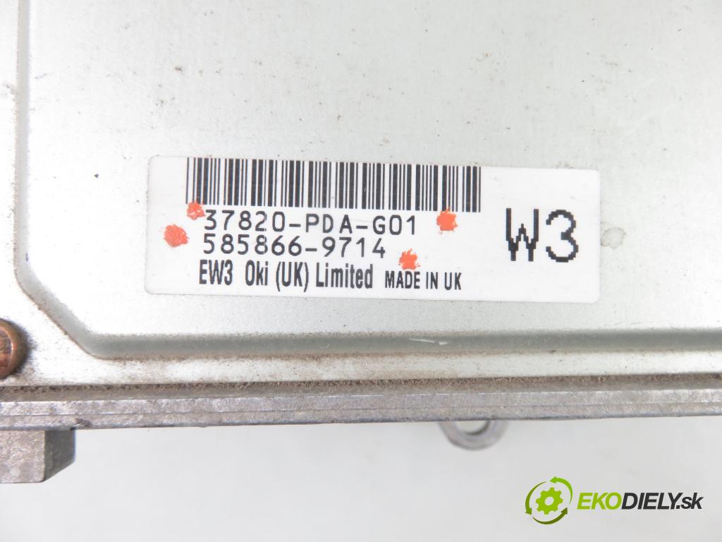 HONDA ACCORD VI (CK, CG, CH, CF8) LIFTBACK 1999 100,00 1.8 i (CG8) - F18B2 1850,00 Riadiaca jednotka Motor 37820PDAG01 ; 5858669714