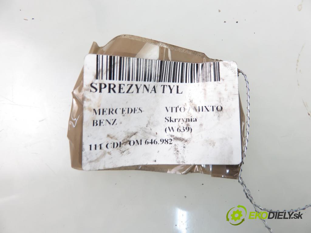 MERCEDES-BENZ VITO / MIXTO Skrzynia (W639) FURGON 2005 80,00 111 CDI 109 - OM 646.982 2148,00 Pružina zadné