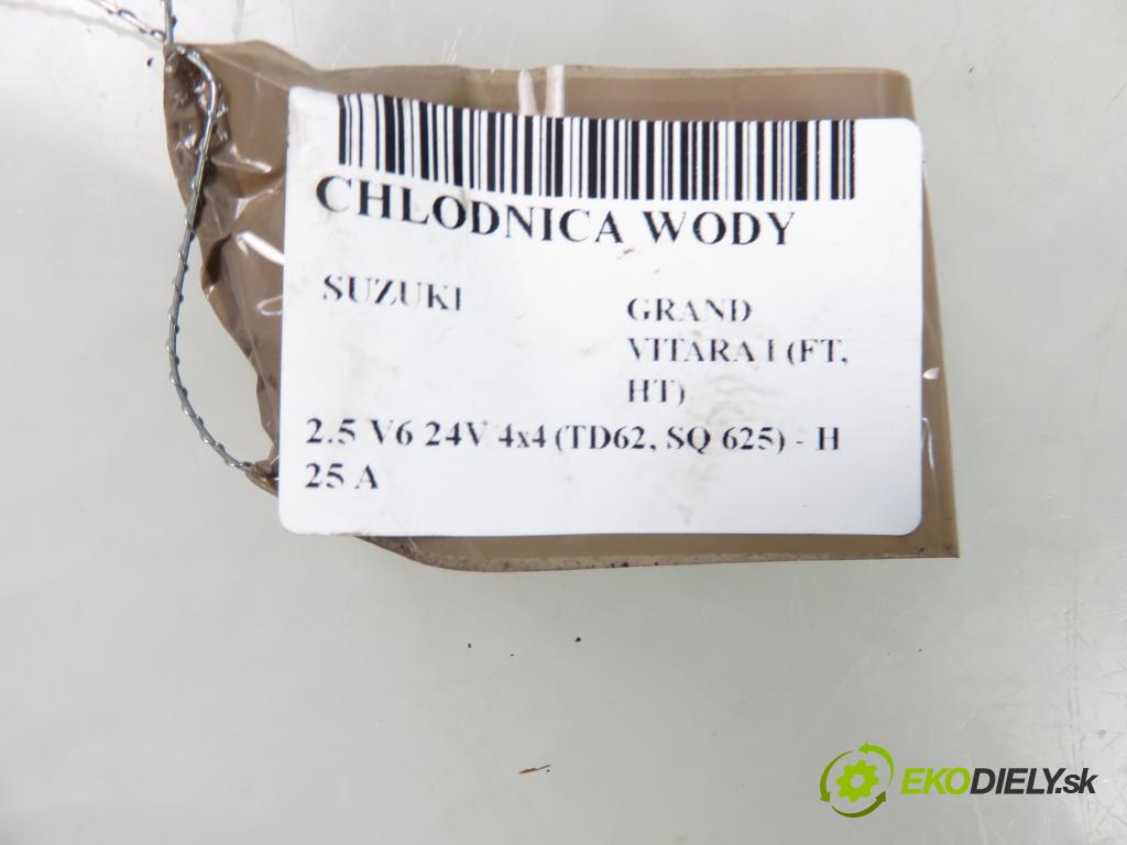 SUZUKI GRAND VITARA I (FT, HT) SUV 2000 106,00 2.5 V6 24V 4x4 (TD62, SQ 625) - H 25 A 2493,00 chladič vody