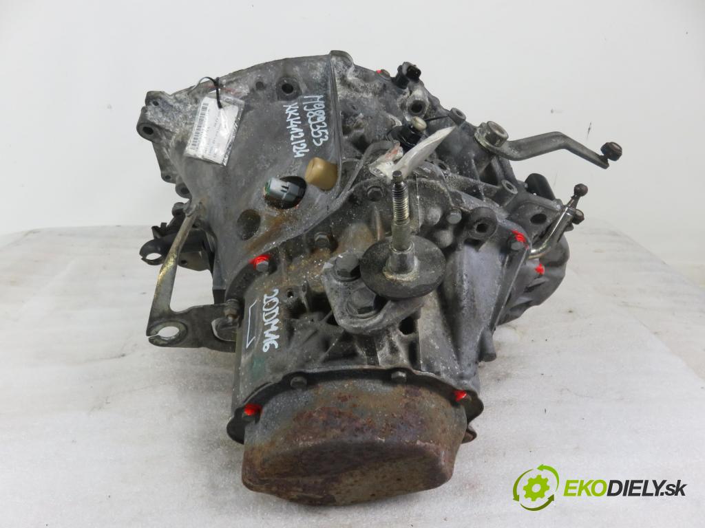 PEUGEOT 206 CC (2D) CABRIO 2001 100,00 2.0 S16 - RFN (EW10J4) 1997,00 Prevodovka MANUALNA 20DM16