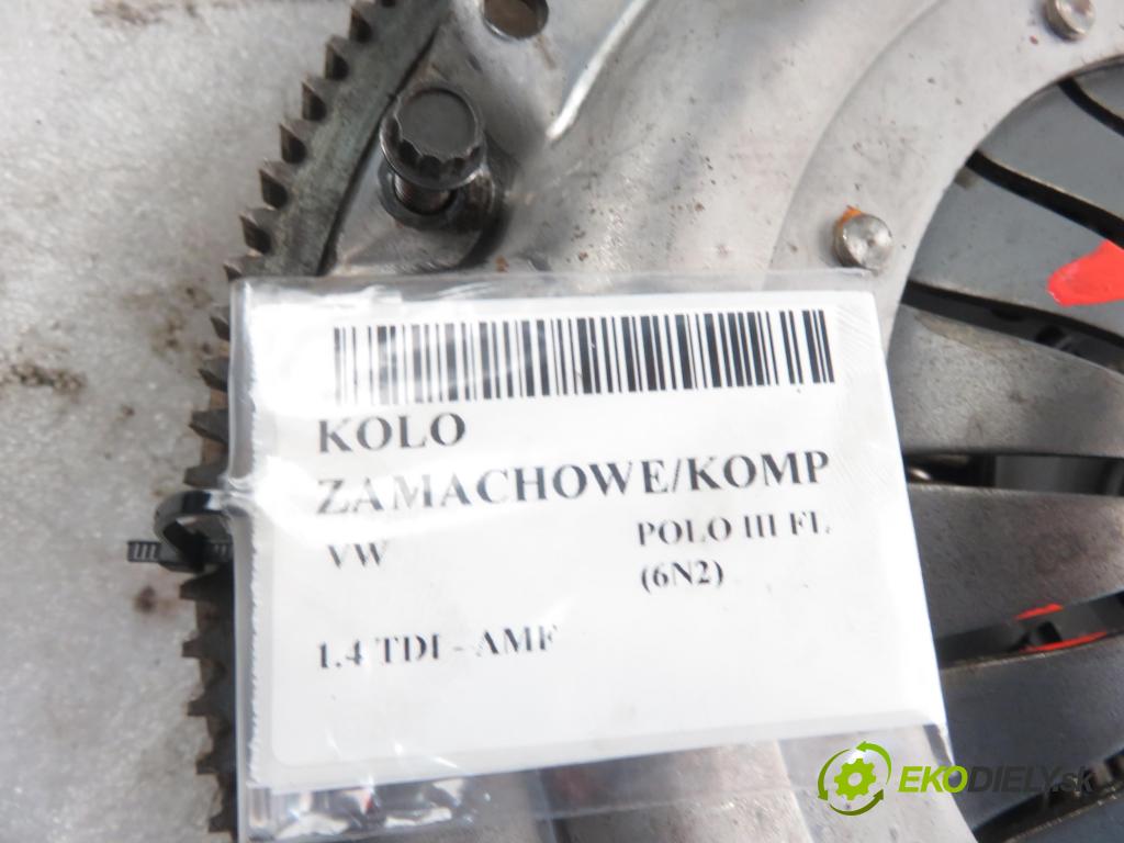 VW POLO (6N2) HB 2000 55,00 1.4 TDI - AMF 1422,00 Koleso zotrvačník 122025610 ; 322031411 ; 045105273