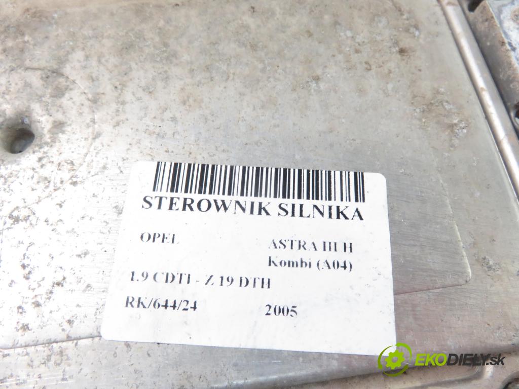 OPEL ASTRA H Kombi (A04) KOMBI 2005 110,00 1.9 CDTI - Z 19 DTH 1910,00 Riadiaca jednotka Motor 55189925 ; 0281011668