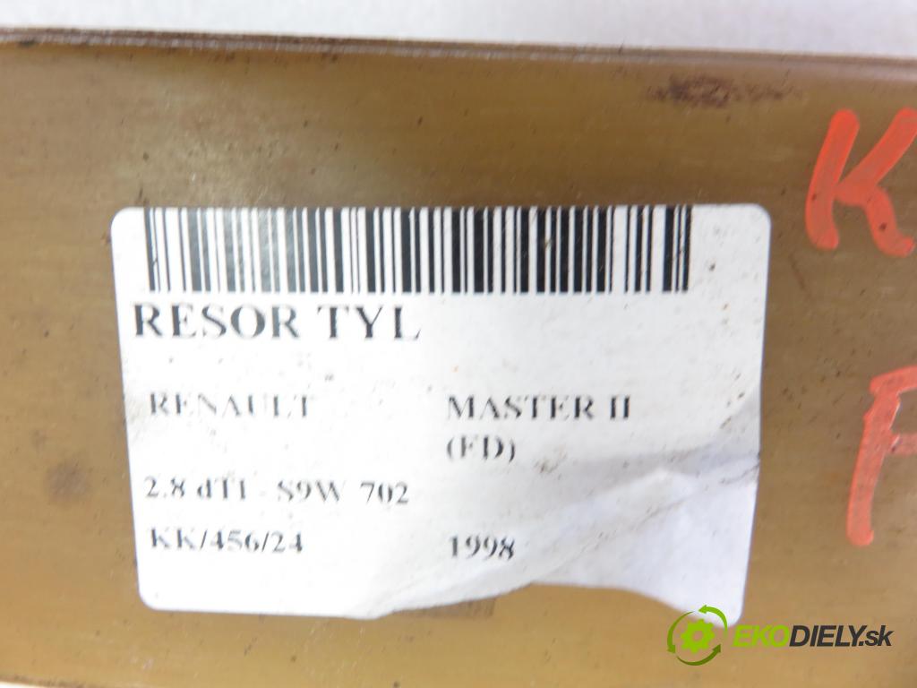 RENAULT MASTER II Skrzynia (FD) FURGON 1998 84,00 2.8 dTI - S9W 702 2799,00 Listové pero zadné