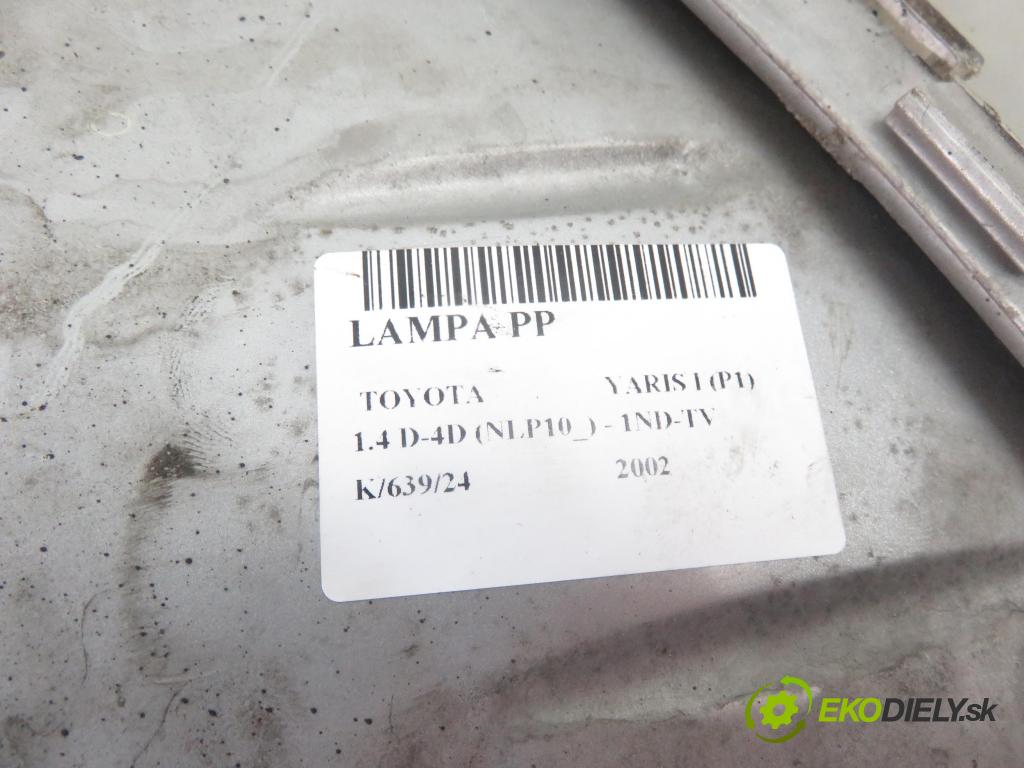 TOYOTA YARIS (_P1_) HB 2002 55,00 1.4 D-4D (NLP10_) - 1ND-TV 1364,00 Svetlo PP