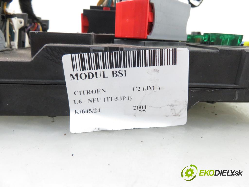 CITROEN C2 (JM_) HB 2004 0,00 1.6 - NFU (TU5JP4) 1587,00 MODUL BSI 9652474480 ; S118085200K