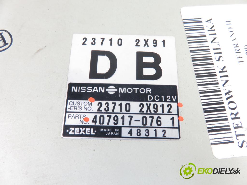 NISSAN TERRANO II (R20) TERENOWY 2004 0,00 3.0 Di 4WD - ZD30 2953,00 Riadiaca jednotka Motor 237102X912 ; 4079170761