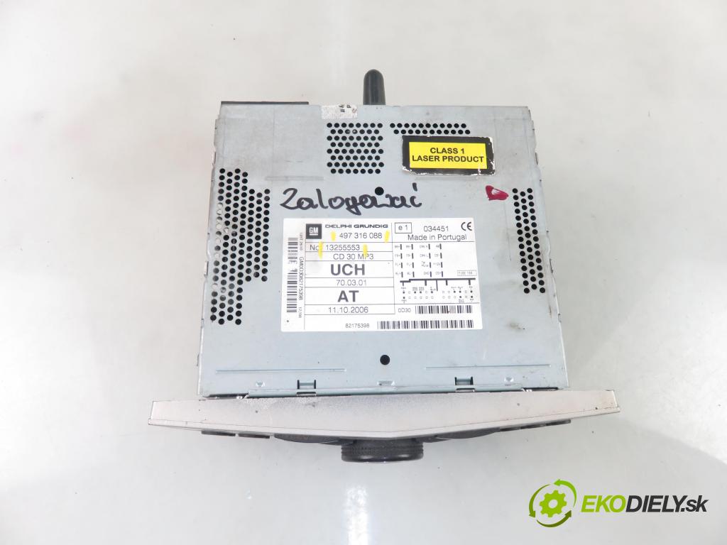 OPEL ZAFIRA B (A05) MINIVAN 2008 85,00 1.6 - Z 16 XER 1598,00 RADIO CD 13255553 ; 497316088