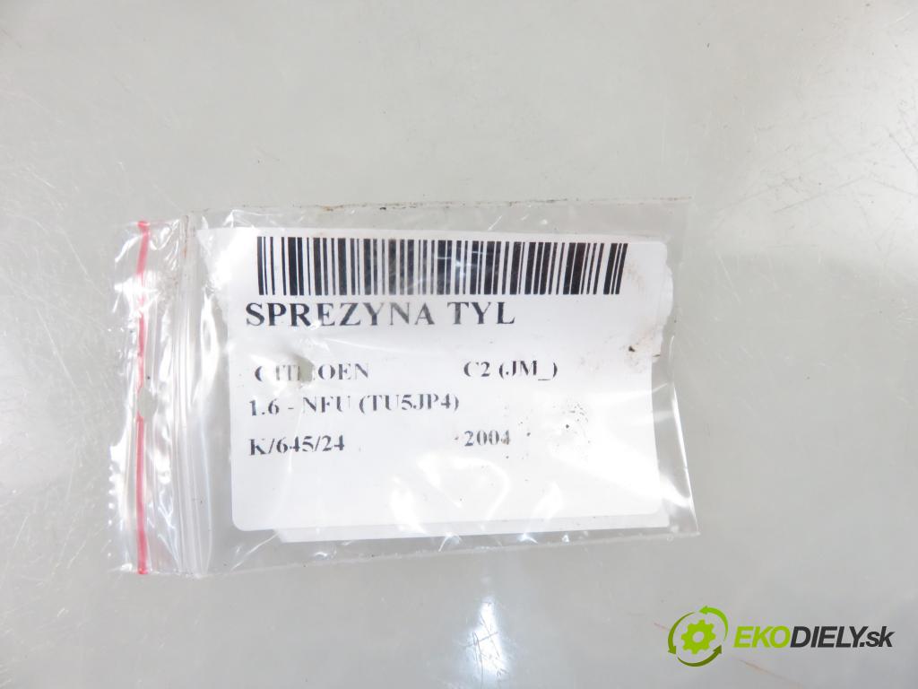 CITROEN C2 (JM_) HB 2004 0,00 1.6 - NFU (TU5JP4) 1587,00 Pružina zadné