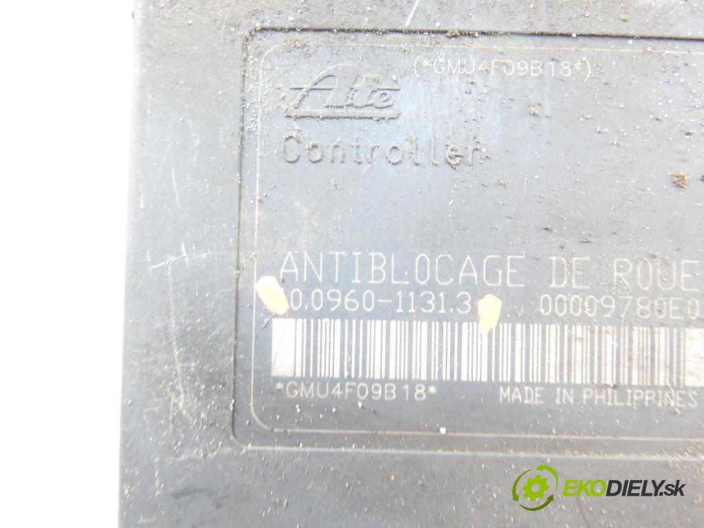 CITROEN C2 (JM_) HB 2004 0,00 1.6 - NFU (TU5JP4) 1587,00 Pumpa ABS 10096011313 ; 9649029080 (Pumpy ABS)
