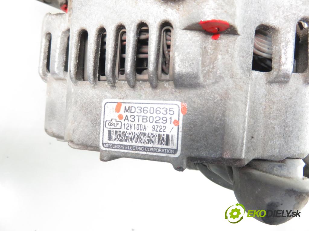 MITSUBISHI PAJERO PININ (H6_W, H7_W) TERENOWY 2000 88,00 1.8 GDI (H66W, H76W) - 4G93 (GDI) 1834,00 Alternátor MD360635 ; A3TB0291 (Alternátory)