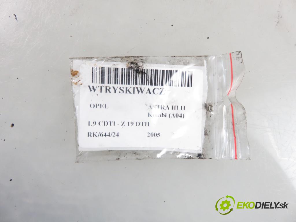 OPEL ASTRA H Kombi (A04) KOMBI 2005 110,00 1.9 CDTI - Z 19 DTH 1910,00 vstrekovač 0986435088 (Vstrekovače)