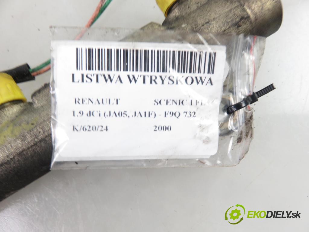 RENAULT SCENIC I (JA0/1_) MINIVAN 2000 75,00 1.9 dCi 102 - F9Q 732 1870,00 Lišta vstrekovacia 7700111013 ; 0445214015 (Vstrekovacie lišty)