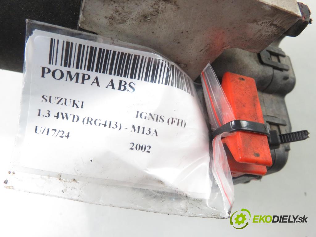 SUZUKI IGNIS (FH) HB 2002 61,00 1.3 4WD 83 (RG413) - M13A 1328,00 Pumpa ABS AC045001834 (Pumpy ABS)