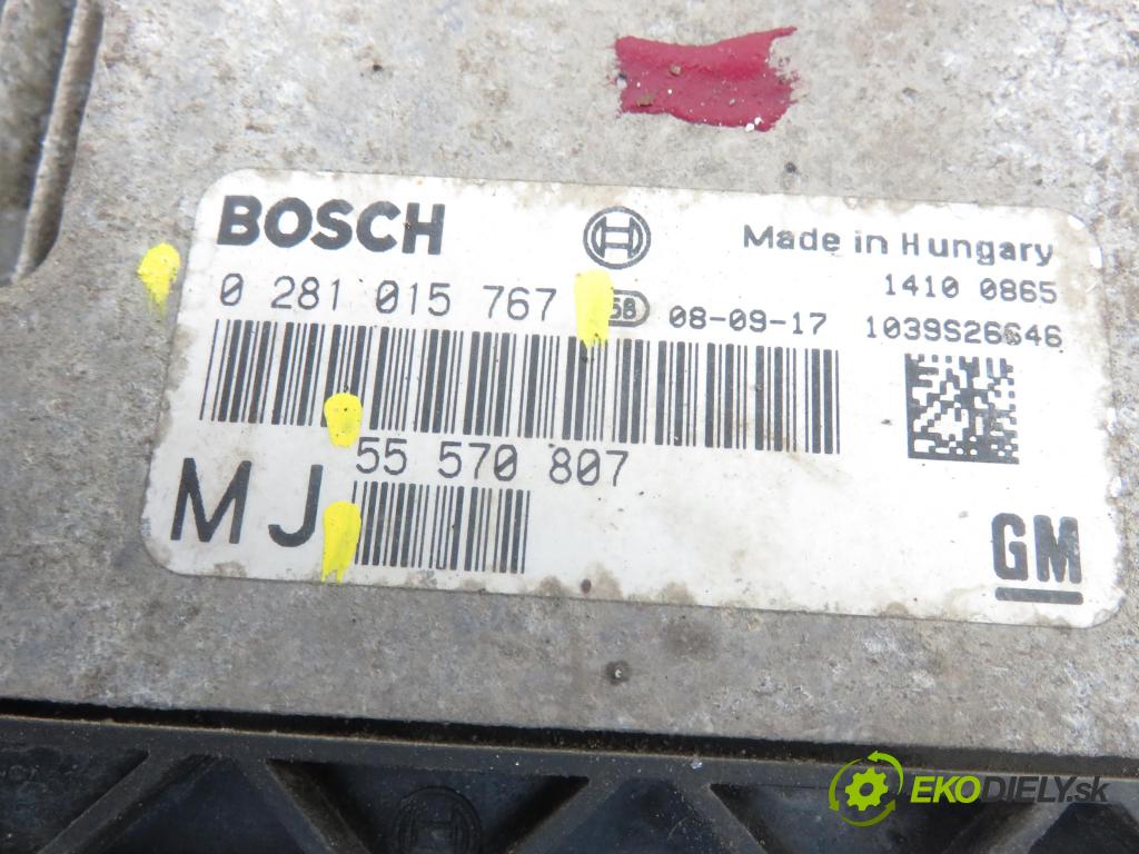OPEL ZAFIRA B (A05) MINIVAN 2008 110,00 1.9 CDTI 150 - Z 19 DTH 1910,00 Riadiaca jednotka Motor 55570807MJ ; 0281015767