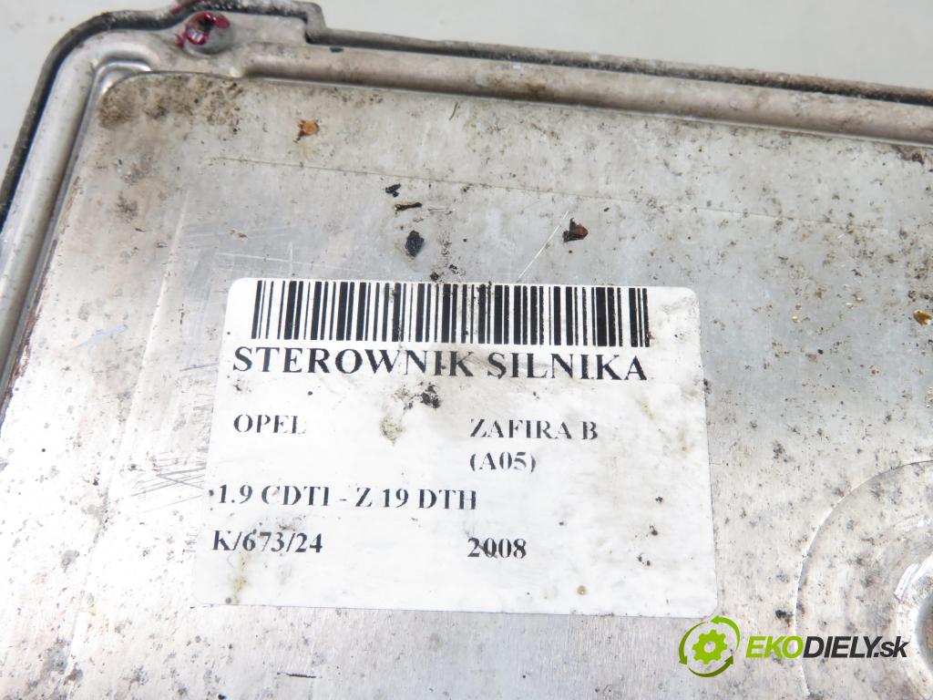 OPEL ZAFIRA B (A05) MINIVAN 2008 110,00 1.9 CDTI 150 - Z 19 DTH 1910,00 Riadiaca jednotka Motor 55570807MJ ; 0281015767