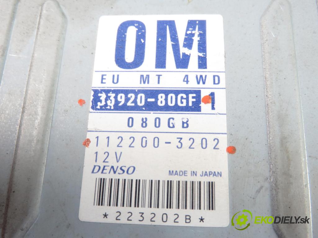SUZUKI IGNIS (FH) HB 2002 61,00 1.3 4WD 83 (RG413) - M13A 1328,00 Riadiaca jednotka Motor 1122003202 ; 3392080GF