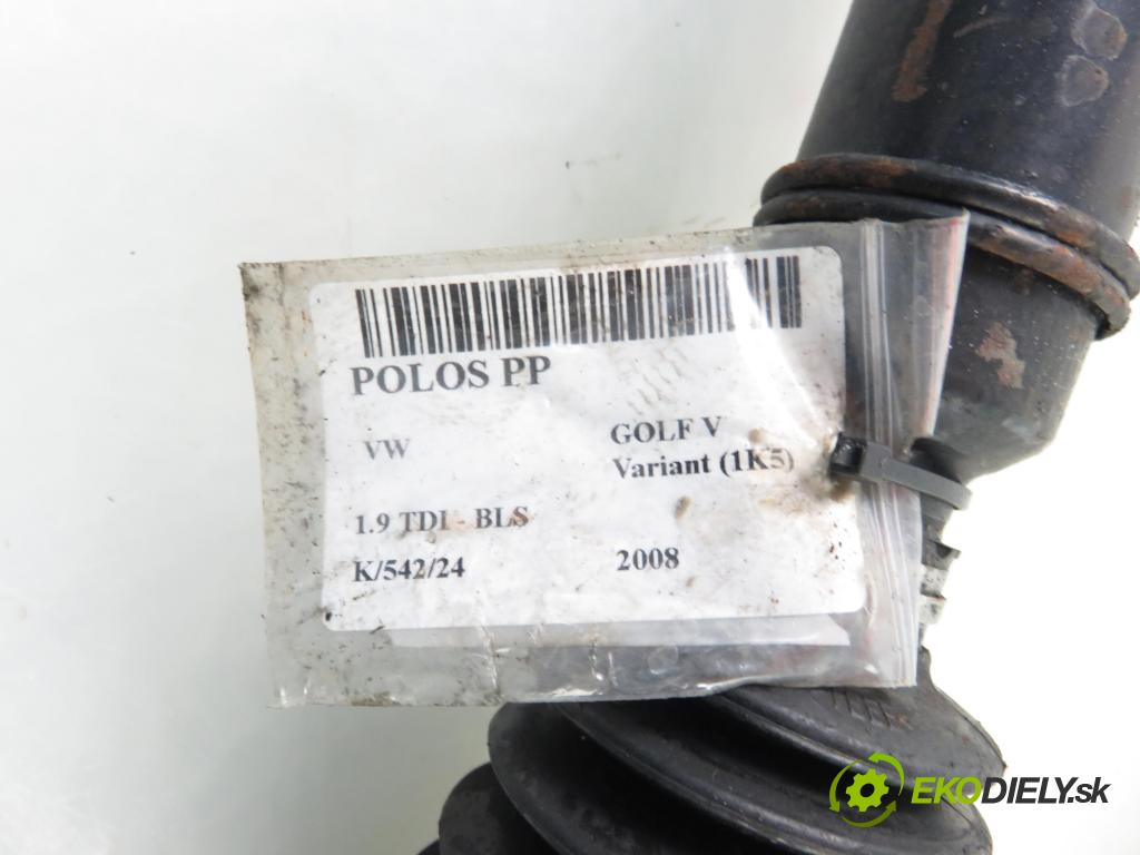 VW GOLF V Variant (1K5) KOMBI 2008 77,00 1.9 TDI - BLS 1896,00 Poloos PP