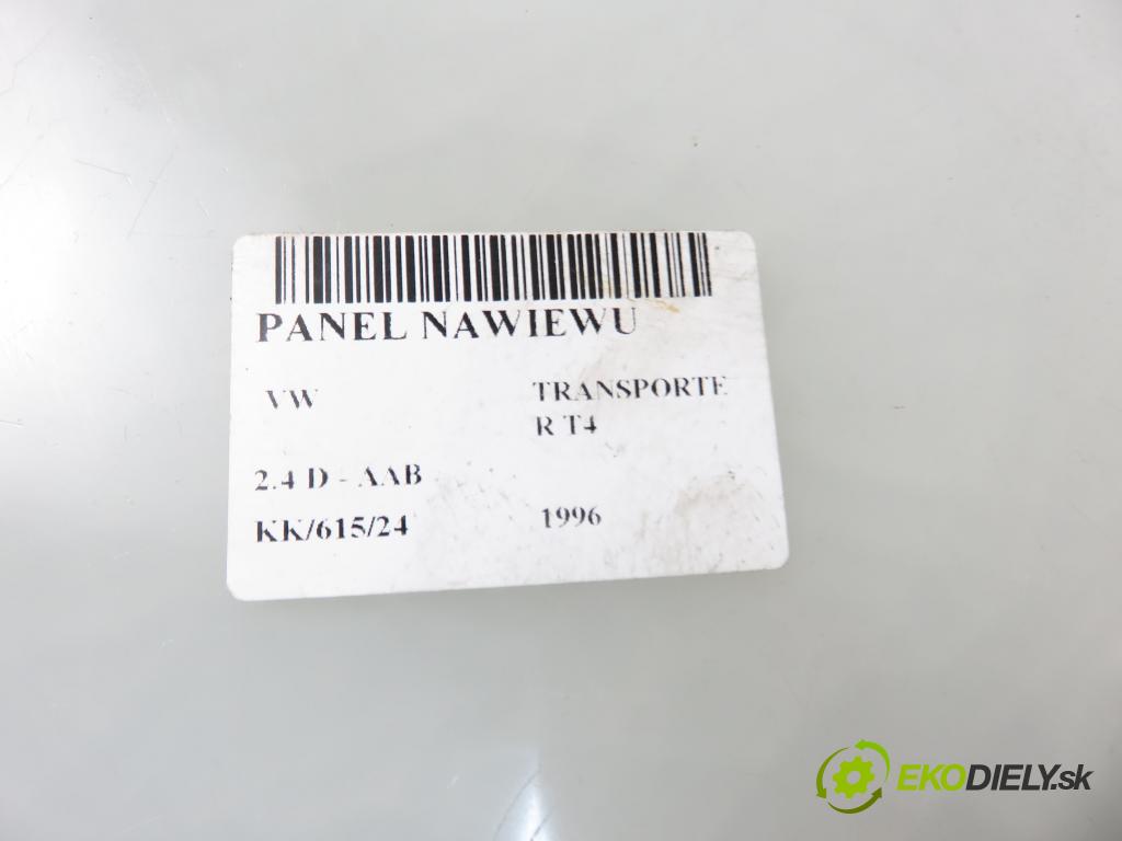 VW TRANSPORTER IV Skrzynia (70XA) BUS 1996 57,00 2.4 D 78 - AAB 2370,00 Panel kúrenia 7D0959511