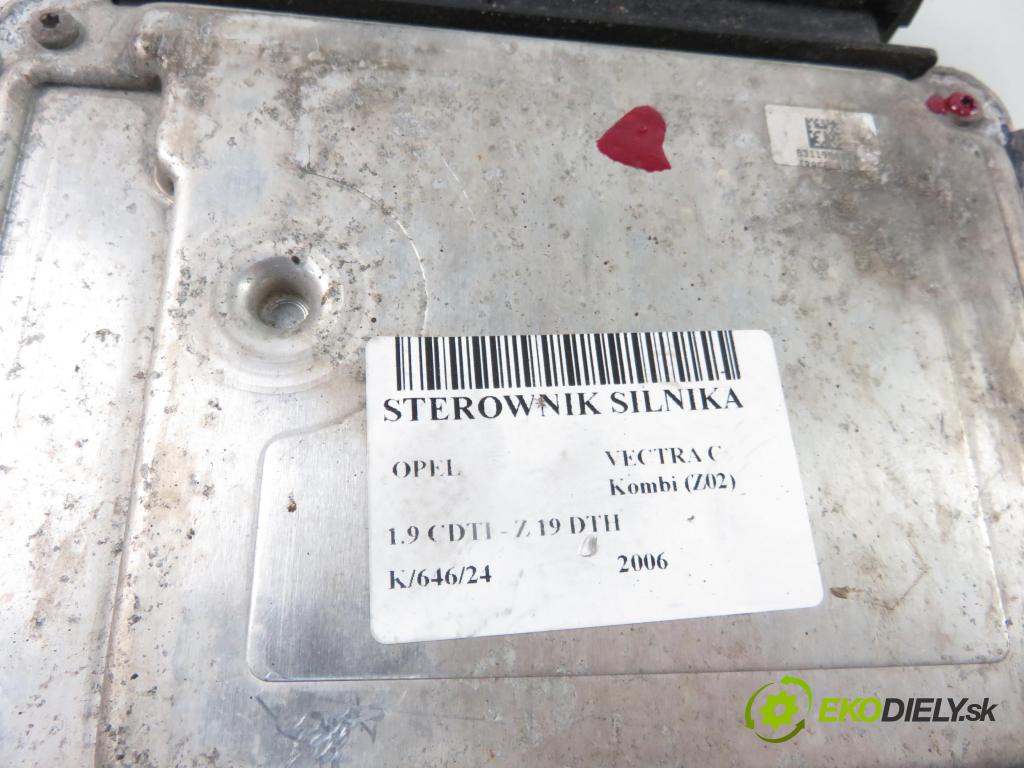 OPEL VECTRA C Kombi (Z02) KOMBI 2006 110,00 1.9 CDTI - Z 19 DTH 1910,00 Riadiaca jednotka Motor 55197150AD ; 0281012534