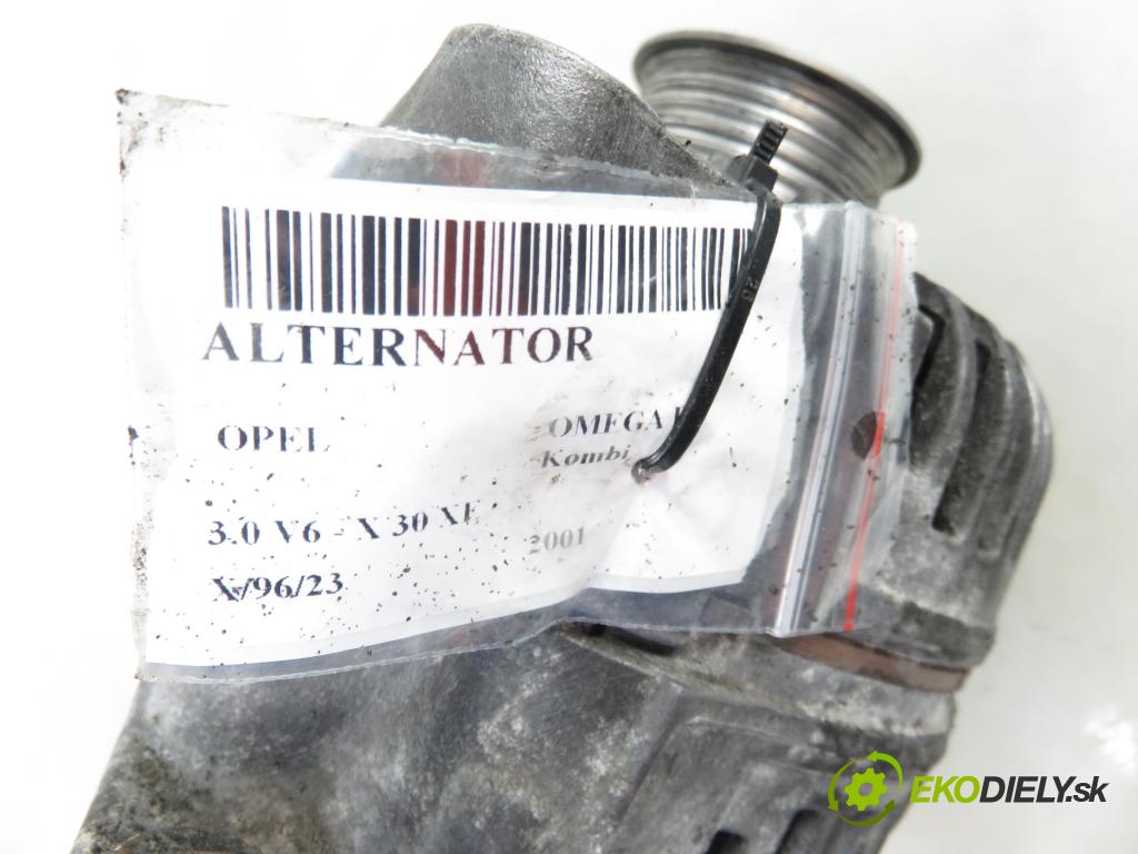 OPEL OMEGA B Kombi (V94) KOMBI 2001 155,00 3.0 V6 - 211 X 30 XE 2962,00 Alternátor 24436554 ; 0124525013 (Alternátory)