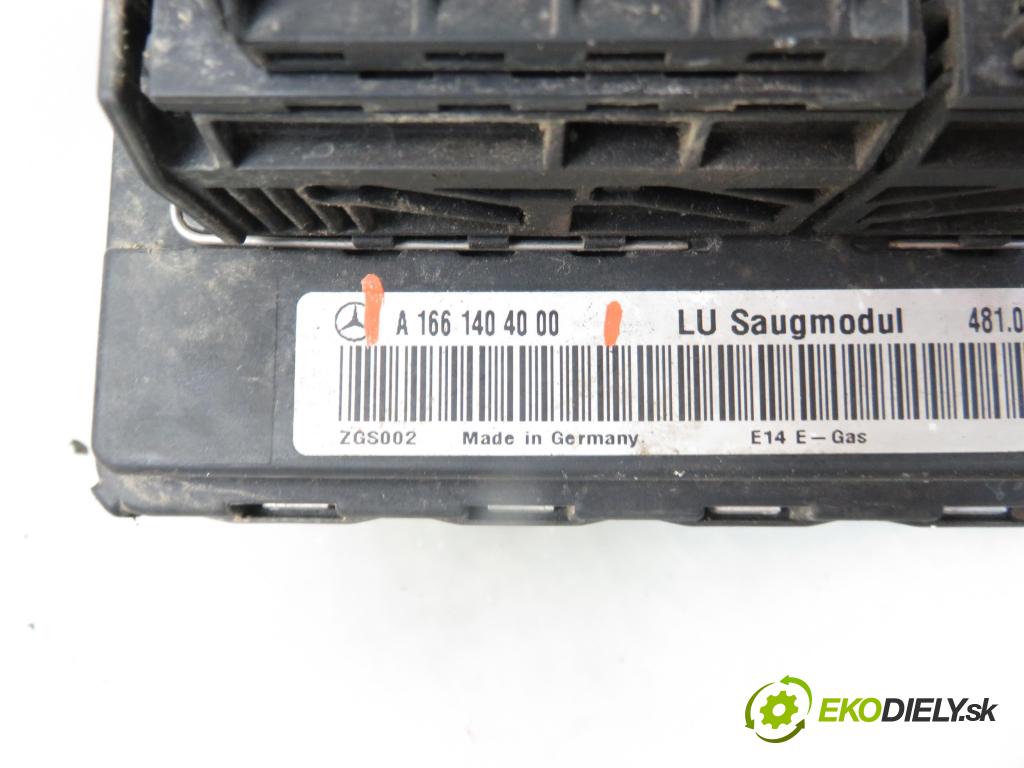 MERCEDES-BENZ KLASA A (W168) HB 2000 60,00 1.4 A 140 82 - M 166.940 1397,00 Riadiaca jednotka Motor A0295453632 ; 412250005007 ; A1681404000