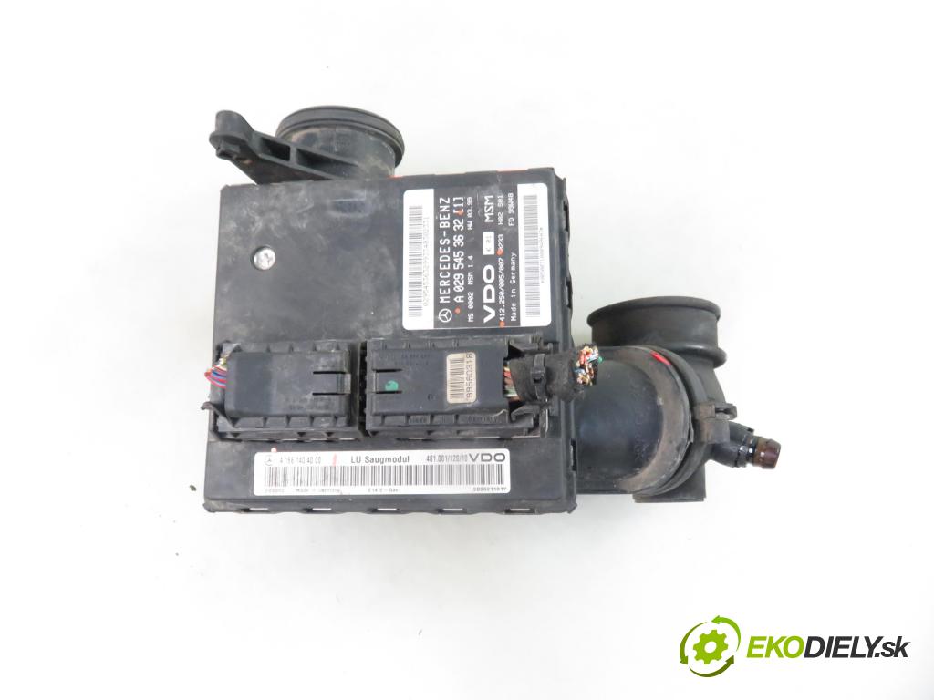 MERCEDES-BENZ KLASA A (W168) HB 2000 60,00 1.4 A 140 82 - M 166.940 1397,00 Riadiaca jednotka Motor A0295453632 ; 412250005007 ; A1681404000