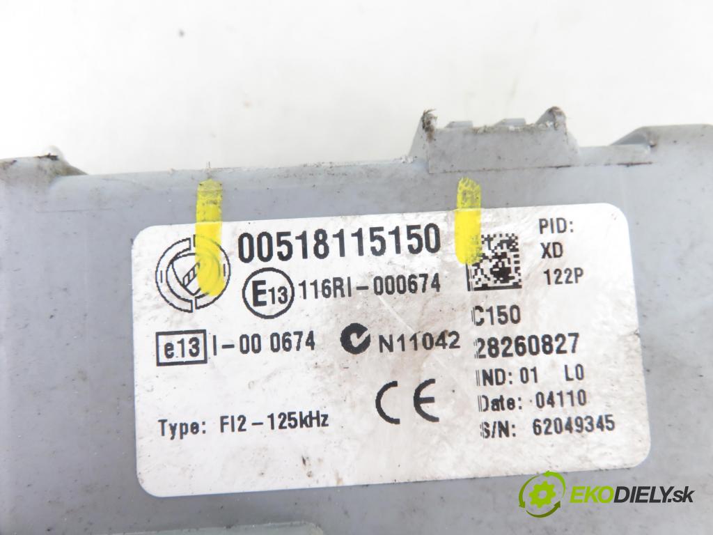 FIAT DOBLO Cargo (263_) FURGON 2010 77,00 1.6 D Multijet - 198 A3.000 1598,00 MODUL BSI 00518115150