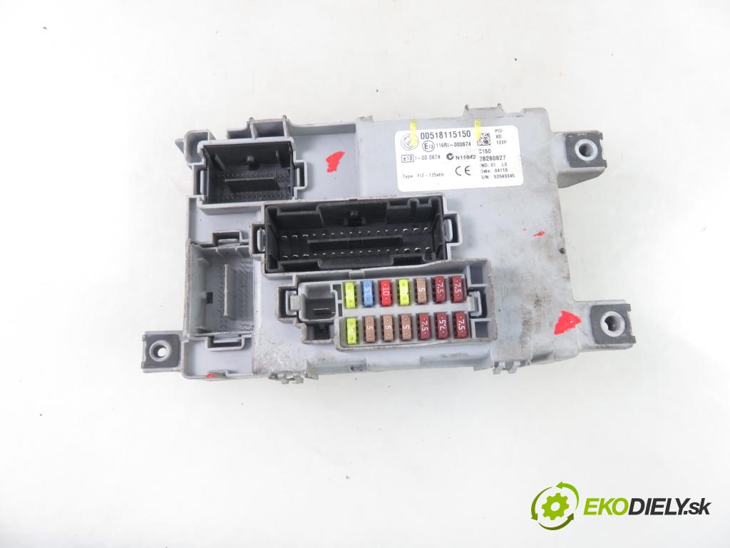 FIAT DOBLO Cargo (263_) FURGON 2010 77,00 1.6 D Multijet - 198 A3.000 1598,00 MODUL BSI 00518115150