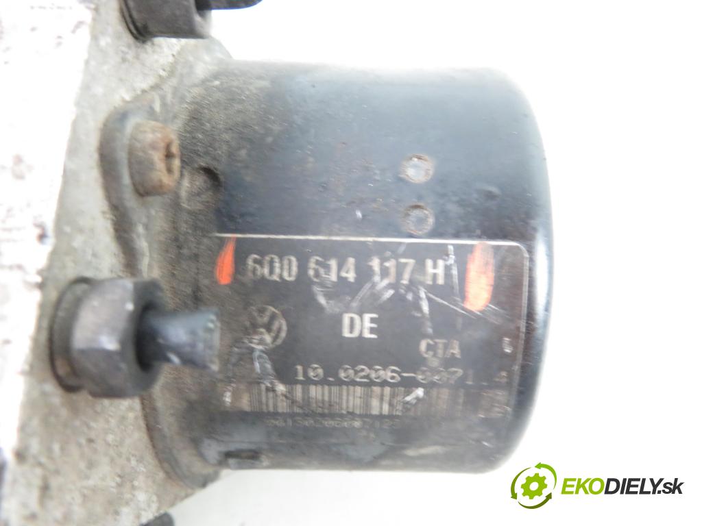 VW POLO (9N_) HB 2002 55,00 1.4 TDI PD 75 - AMF 1422,00 Pumpa ABS 6Q0907379L ; 10096003323 ; 6Q0614117H (Pumpy ABS)