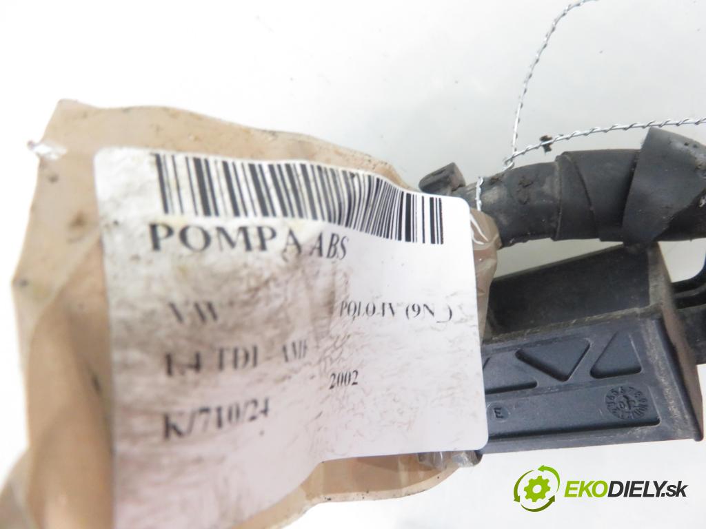 VW POLO (9N_) HB 2002 55,00 1.4 TDI PD 75 - AMF 1422,00 Pumpa ABS 6Q0907379L ; 10096003323 ; 6Q0614117H (Pumpy ABS)
