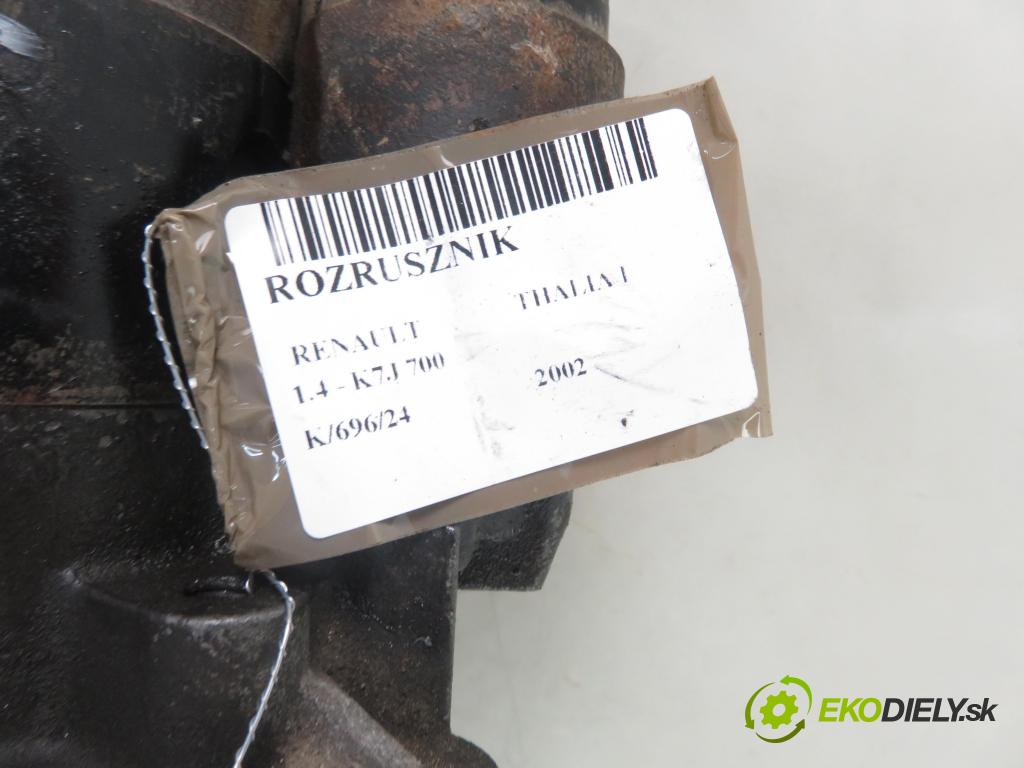 RENAULT THALIA I (LB0/1/2_) SEDAN 2002 55,00 1.4 - K7J 700 1390,00 Štartér 7700274351 ; M002T13581 (Štartéry)