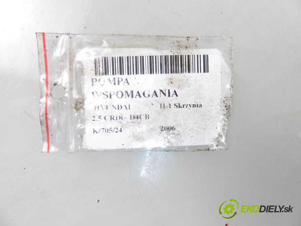 HYUNDAI H-1 Skrzynia FURGON 2006 103,00 2.5 CRDi 140 - D4CB 2497,00 Pumpa servočerpadlo  (Servočerpadlá, pumpy riadenia)