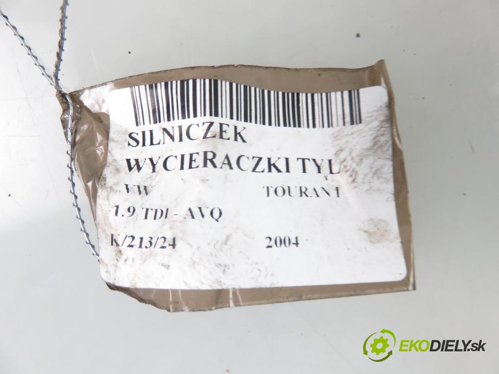 VW TOURAN (1T1, 1T2) MINIVAN 2004 74,00 1.9 TDI PD 100 - AVQ 1896,00 Motorček stierače zadné 0390201598