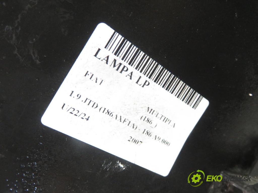 FIAT MULTIPLA (186_) MINIVAN 2007 88,00 1.9 JTD (186AXE1A) - 186 A9.000 1910,00 Svetlo LP 51780723