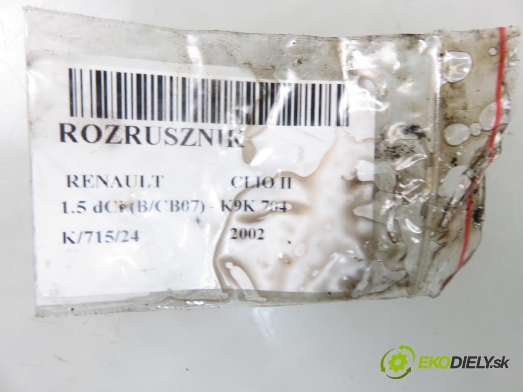 RENAULT CLIO II (BB_, CB_) HB 2002 48,00 1.5 dCi 65 - K9K 704 1461,00 Štartér S5038 (Štartéry)