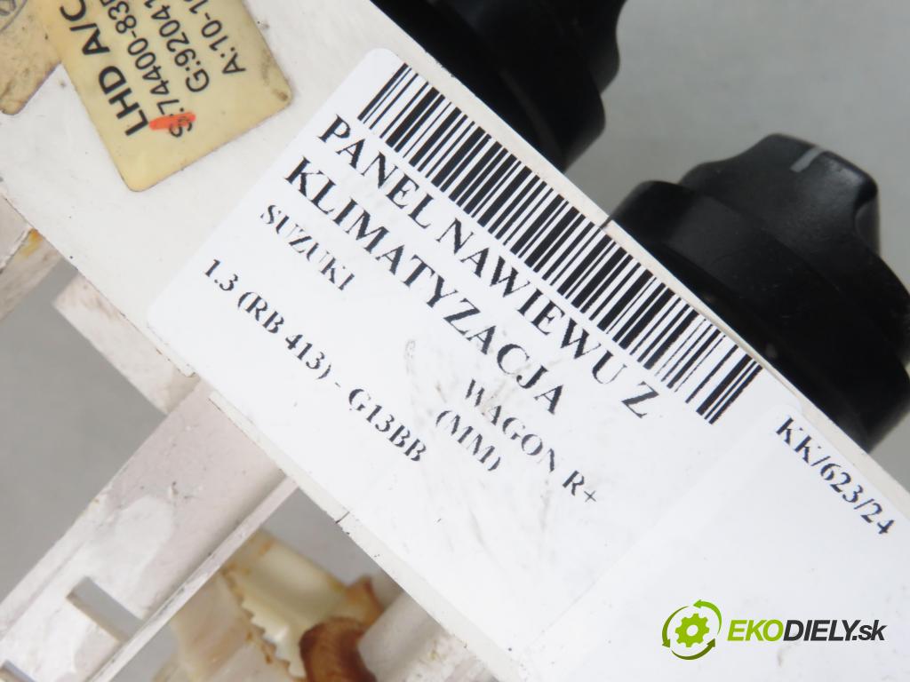 SUZUKI WAGON R+ (MM) HB 2002 56,00 1.3 (RB 413) - G13BB 1298,00 Panel kúrenia KLIMATIZACE: 7440083E20