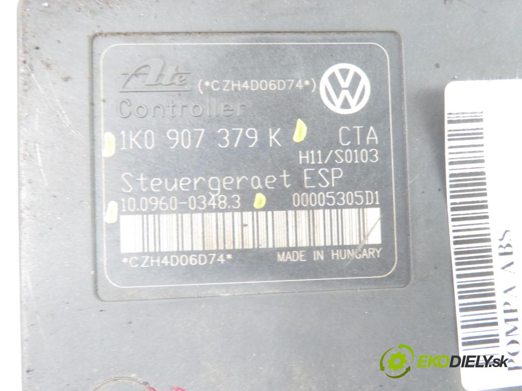 VW GOLF V (1K1) HB 2005 66,00 1.9 TDI PD 90 - BRU 1896,00 Pumpa ABS 1K0614517H ; 1K0907379K ; 10096003483 (Pumpy ABS)