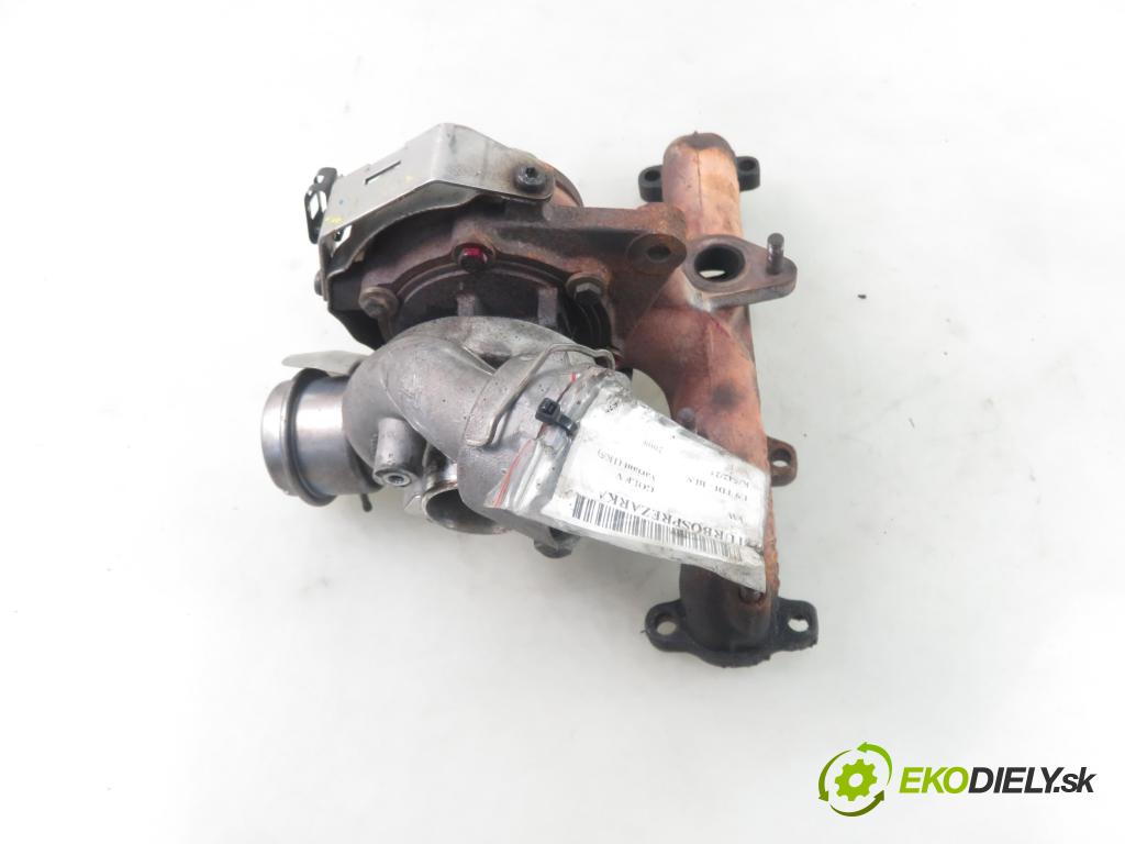 VW GOLF V Variant (1K5) KOMBI 2008 77,00 1.9 TDI - BLS 1896,00 Turbodúchadlo 03G253014M (Turbodúchadlá (kompletné))