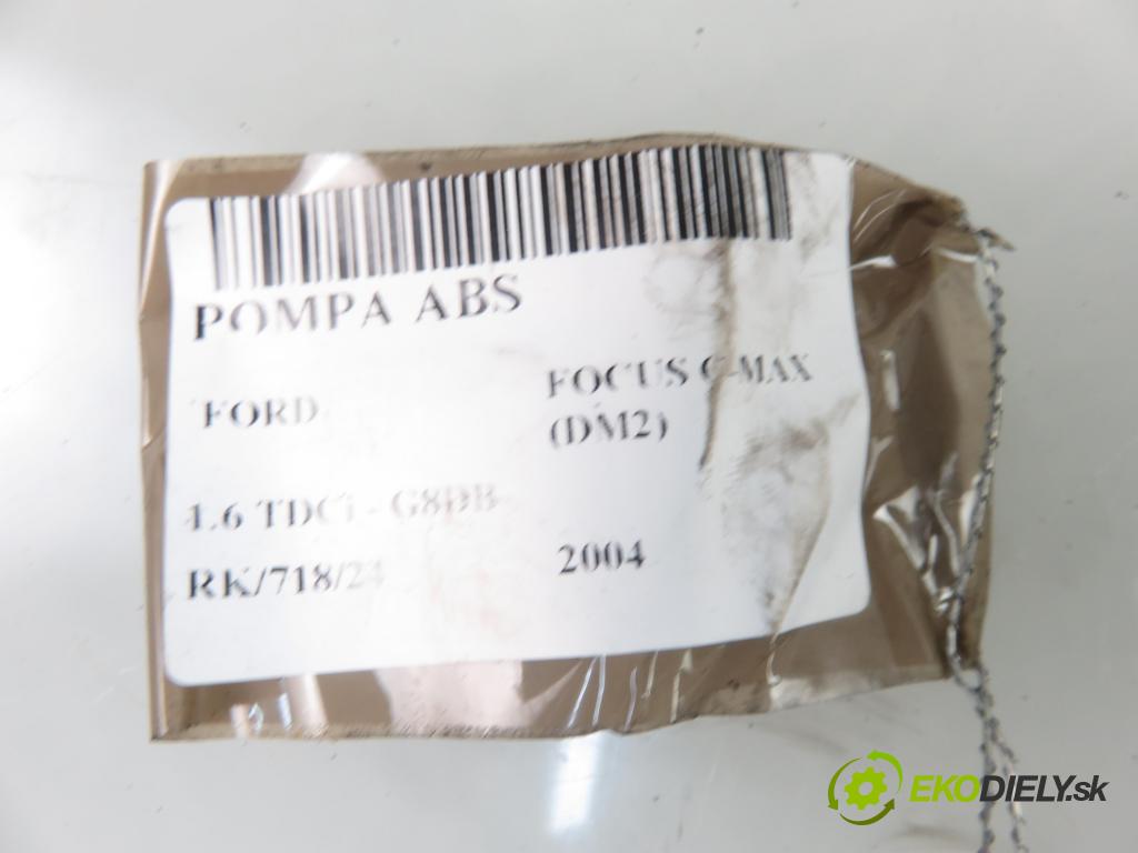 FORD FOCUS C-MAX (DM2) MINIVAN 2004 80,00 1.6 TDCi 109 - G8DB 1560,00 Pumpa ABS 3M512C405EA ; 10020601634 ; 10096001113 (Pumpy ABS)