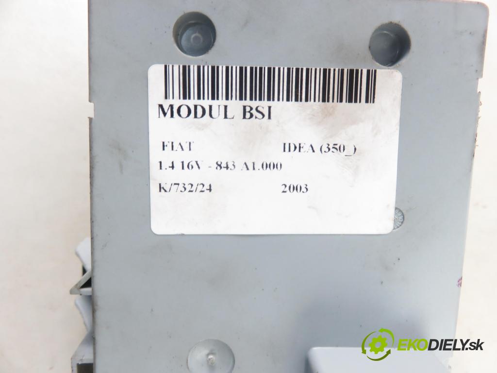 FIAT IDEA (350_) HB 2003 70,00 1.4 16V 95 - 843 A1.000 1368,00 MODUL BSI 51718916