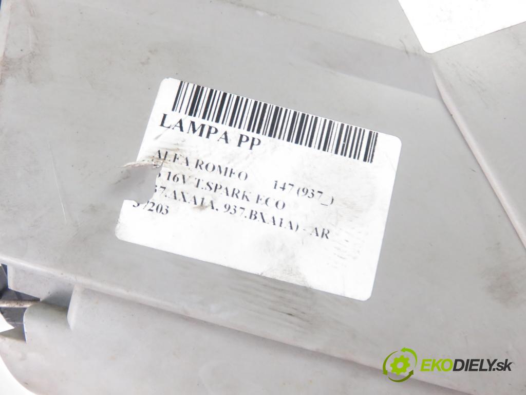 ALFA ROMEO 147 (937_) HB 2003 77,00 1.6 16V T.SPARK ECO 105 - AR 37203 1598,00 Svetlo PP 0301186202