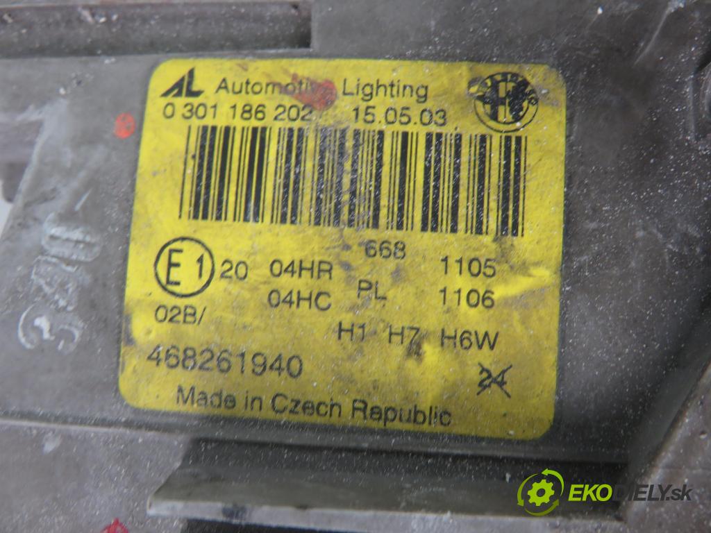 ALFA ROMEO 147 (937_) HB 2003 77,00 1.6 16V T.SPARK ECO 105 - AR 37203 1598,00 Svetlo PP 0301186202