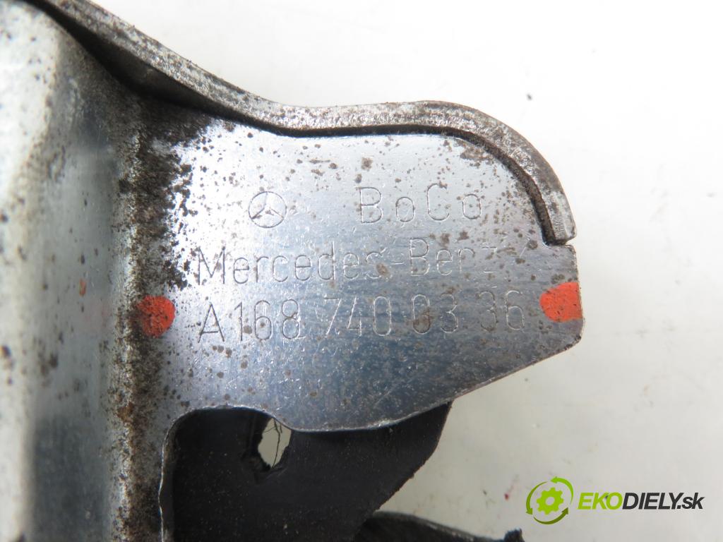 MERCEDES-BENZ KLASA A (W168) HB 2002 70,00 A 170 CDI 95 - OM 668.942 1689,00 zámok dveří kufr MAN: A1687400336