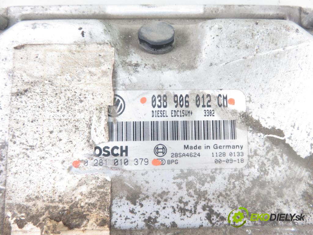 SEAT AROSA (6H) HB 2004 44,00 1.7 SDI - AKU 1716,00 Riadiaca jednotka Motor 038906012CM ; 0281010379