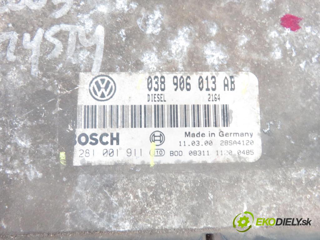 SEAT IBIZA II (6K1) HB 2002 50,00 1.9 SDI - AQM 1896,00 Riadiaca jednotka Motor 038906013AB ; 0281001911