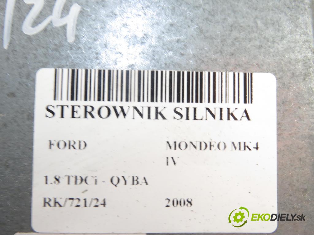 FORD MONDEO IV (BA7) LIFTBACK 2008 92,00 1.8 TDCi - QYBA 1753,00 Riadiaca jednotka Motor 7G9112650PG ; 5WS40591HT